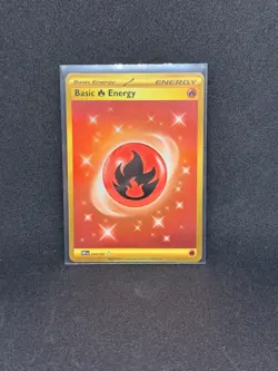 Pokemon TCG Basic Fire Energy Sv03: Obsidian Flames 230/197 Holo Hyper Rare - Image 1