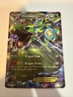Pokemon TCG Rayquaza EX XY73 XY Black Star Promo - Image 1