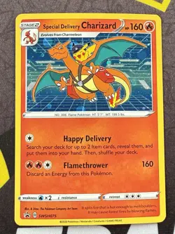 Special Delivery Charizard SWSH075 SWSH: Sword & Shield Promo Cards Holo - Image 1