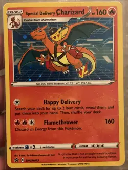 Special Delivery Charizard Swsh075 Swsh: Sword & Shield Promo Cards Holo - Image 3