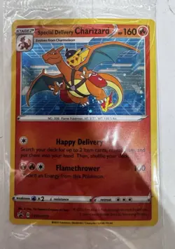 Special Delivery Charizard SWSH075 SWSH: Sword & Shield Promo Cards Holo Sealed - Image 1