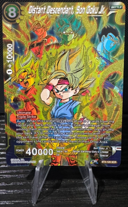 Dragon Ball Super Card Game | Distant Descendant, Son Goku Jr. | BT4-123 SCR - Image 1