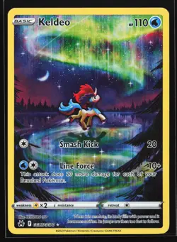 Keldeo GG07/GG70 Crown Zenith: Galarian Gallery Ultra Rare Pokemon Card - Image 1