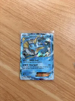Pokemon TCG Card - Vaporeon EX 24/83 XY Generations Holo Rare - Image 1