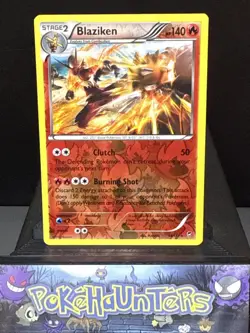 Pokemon Card Blaziken 14/111 Furious Fists Reverse Holo Rare Light Play - Image 1