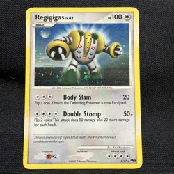 Regigigas 4/17 POP Series 9 Promo Holo Rare Pokemon Card LP - Image 1