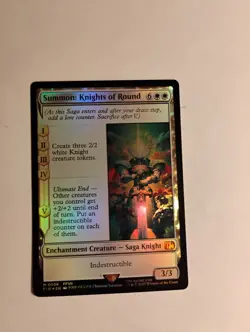 Final Fantasy Magic: The Gathering Summon: Knights of Round Foil - Image 1
