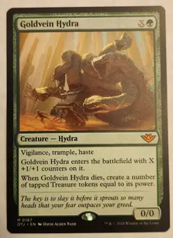 Goldvein Hydra Outlaws of Thunder Junction Regular Mythic NM+ - Image 1