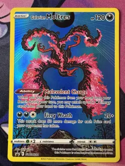 Pokemon Galarian Moltres TCG SWSH284 Black Star Promo - Image 1