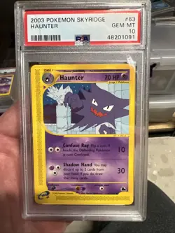 2003 Pokemon Skyridge Haunter 63/144 PSA 10 Gem Mint - Image 1