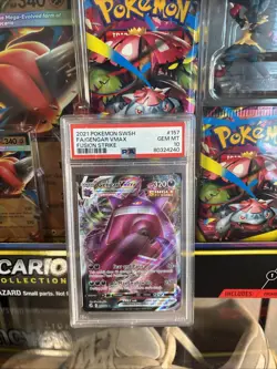 2021 Pokemon SWSH FA Gengar VMAX Secret Fusion Strike #157 PSA 10 Gem MT - Image 1