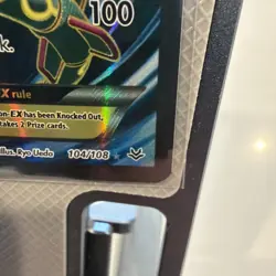 Pokemon TCG Rayquaza EX Holo Ultra Rare XY Roaring Skies 104/108 - Image 4
