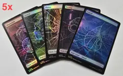 MTG Marvel's Spider-Man FOIL land Bundle - 25x full art 50x basic - Image 1