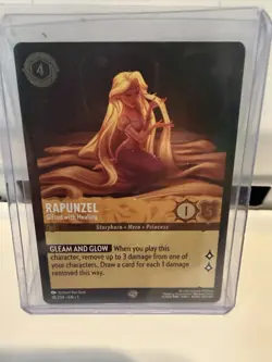 Disney Lorcana TCG Rapunzel: The First Chapter Healing Legendary Cold Foil - Image 1