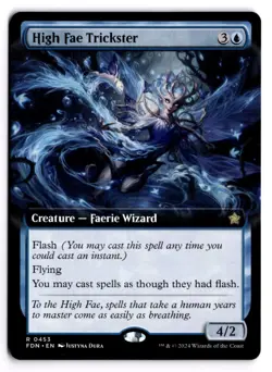 High Fae Trickster (Extended Art) 453 Foundations NM - Image 1