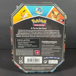 Pokemon Trading Card Game: Eevee Evolutions Jolteon Tin Booster Pack New Sealed - Image 2