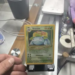 Pokemon TCG Venusaur Base Set Holo Unlimited Rare - Image 1