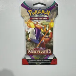 Set of 3 Scarlet & Violet Paldea Evolved Sleeve Booster Packs - 30 Cards Total - Image 3