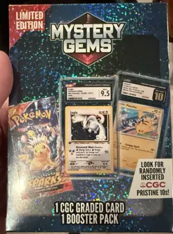 Pokemon Mystery Gems Limited Edition Box CGC Graded Card. - Image 1