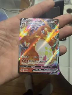 Pokemon TCG Charizard VMAX Holo Ultra Rare Card Shining Fates - Image 1