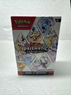 Pokemon TCG Scarlet & Violet Prismatic Evolutions Booster Bundle Factory Sealed - Image 1