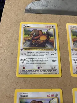 Pokemon TCG Tauros Jungle Card 47/64 Regular 1st Edition Uncommon - Image 3
