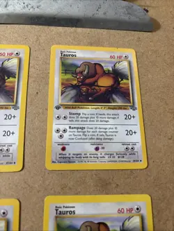 Pokemon TCG Tauros Jungle Card 47/64 Regular 1st Edition Uncommon - Image 4