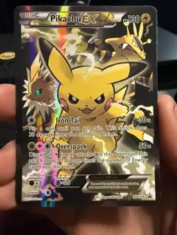 Pokemon TCG Pikachu EX XY124 Promo MP - Image 2