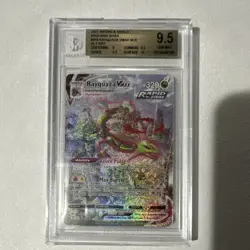 Pokemon Rayquaza VMAX Alternate Art Secret Rare 218/203 Evolving Skies BGS 9.5 - Image 1