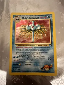 Pokemon TCG Misty's Tentacruel Gym Heroes 10/132 Holo Rare - Image 1