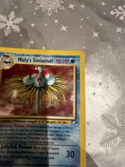 Pokemon TCG Misty's Tentacruel Gym Heroes 10/132 Holo Rare - Image 5