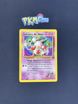 Pokemon TCG Sabrina’s Mr Mime Gym Challenge 59/132 Regular LP. - Image 1