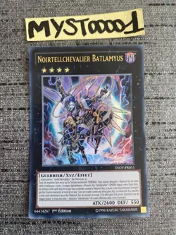 Carte Yu-gi-oh! Noirtellchevalier Batlamyus INOV-FR051 Ultra Rare Francais Occas - Image 1