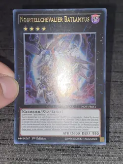 Carte Yu-gi-oh! Noirtellchevalier Batlamyus INOV-FR051 Ultra Rare Francais Occas - Image 3