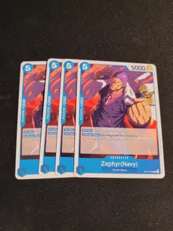 4x Zephyr OP12-046 C Legacy of the Master - ONE PIECE Card Game - Image 1
