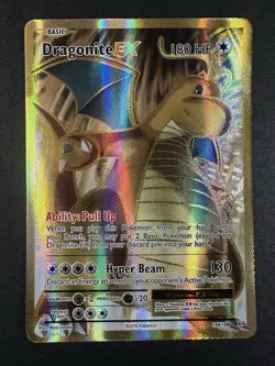 Pokemon TCG Dragonite EX Full Art Ultra Rare Card 106/108 Evolutions LP see pics - Image 2