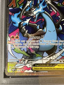 2025 POKEMON MEP EN-ME BLACK STAR PROMO #023 MEGA CHARIZARD X EX PSA 10 - Image 5
