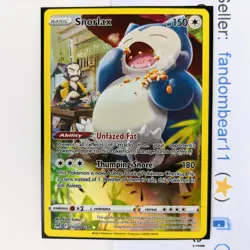 Snorlax ULTRA RARE card Trainers Gallery TG10/TG30 SWSH Lost Origin Pokemon 2022 - Image 1