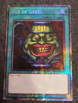 Yugioh! Pot of Greed - MP25-EN050 - Starlight Rare - 1st Edition Near Mint, Engl - Image 1