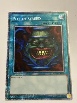 ☆ Pot Of Greed Mp25-EN050 Starlight Rare 1st Edition YuGiOh ☆ - Image 1