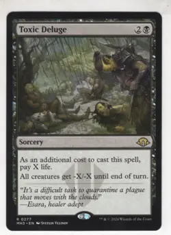 MTG Modern Horizons 3 Rare Card #277 Toxic Deluge - Image 1