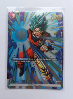 DBS Dragon Ball Fusion World FB03-011 Son Goku ALT Championship Pack Promo Card - Image 1