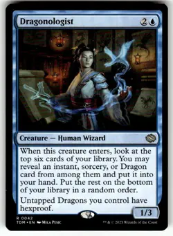 Dragonologist R Tarkir: Dragonstorm 42 NM - Image 1