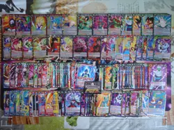 LOT 119 CARTES DRAGON BALL SUPER CARD GAME MASTERS EN BT27 Full Set (C, UC,R) - Image 1