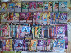 LOT 119 CARTES DRAGON BALL SUPER CARD GAME MASTERS EN BT27 Full Set (C, UC,R) - Image 3