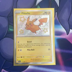 Pokemon Pikachu 131/091 SV: Paldean Fates Holo Shiny Rare TCG Card English - Image 3