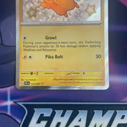 Pokemon Pikachu 131/091 SV: Paldean Fates Holo Shiny Rare TCG Card English - Image 5