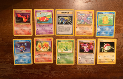 10 VINTAGE Pokemon Cards from Various Classic Sets!! - Image 1