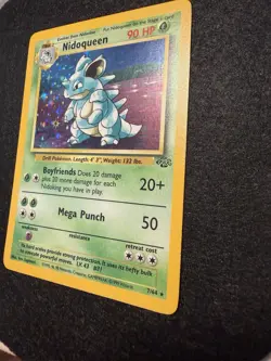 Pokemon TCG Nidoqueen Holo Rare Unlimited Jungle 07/64 NM - Image 3