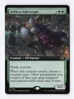 Selfless Safewright (Extended Art) 0367 (R) MTG Lorwyn Eclipsed (ECL) - Image 1